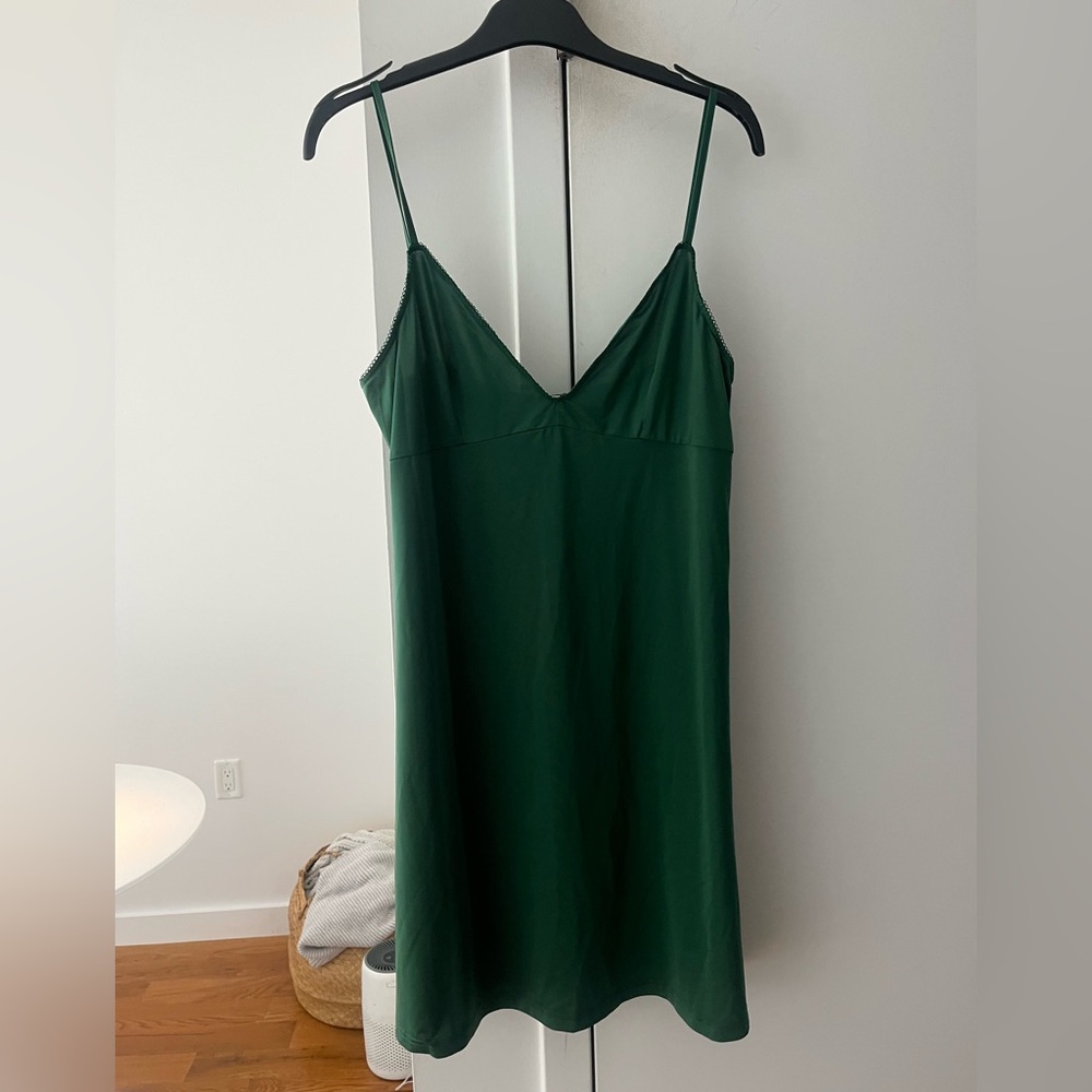 Zimmermann Green Slip Dress size M